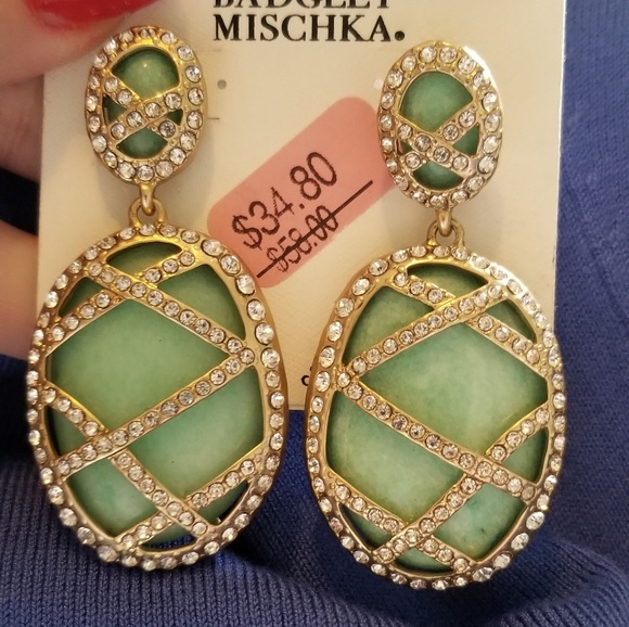 Badgley Mischka Jewelry - New with tags,BRADLEY MISHIKA,Statement Earrings,